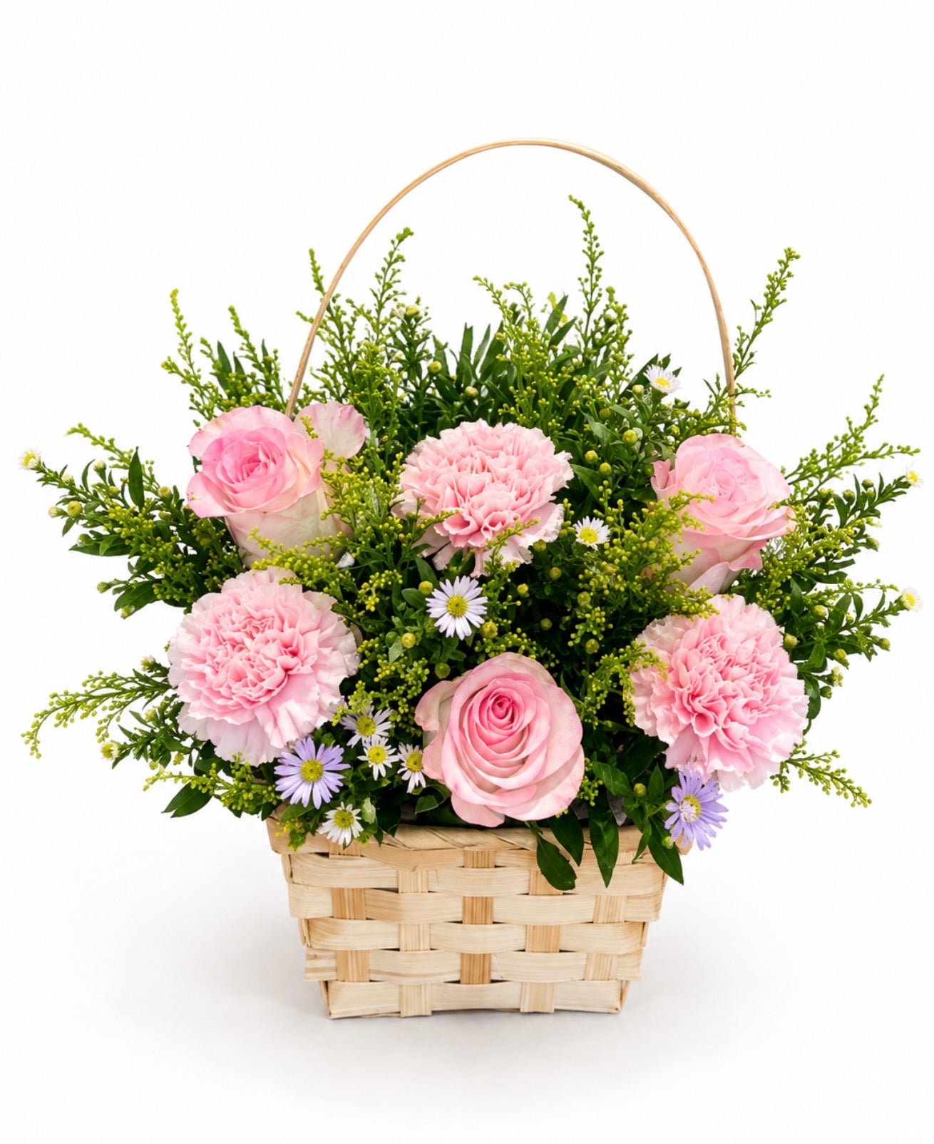 Pastel Pink Basket