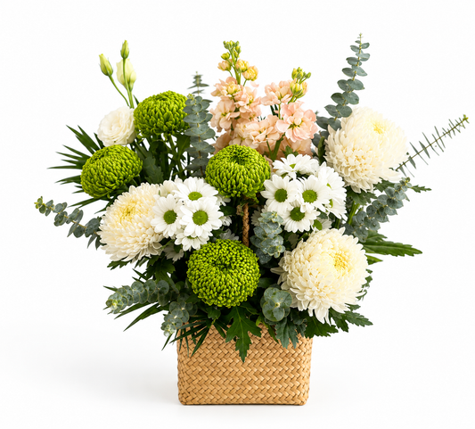 Pastel Flower Basket
